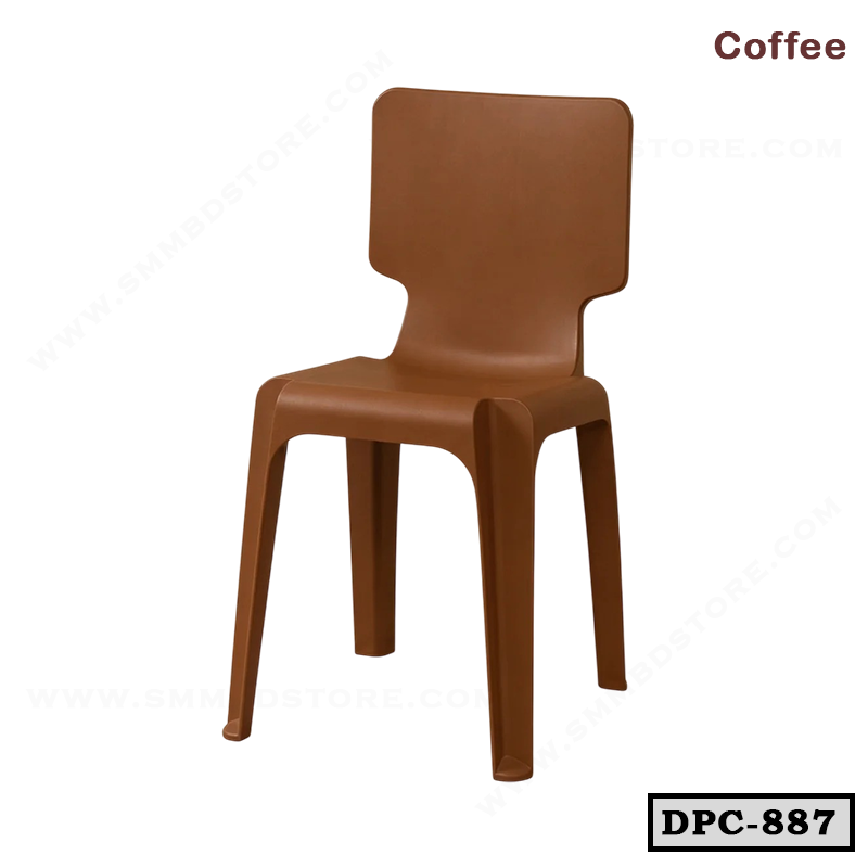 Modern Edge Back Plastic Chair DPC-887