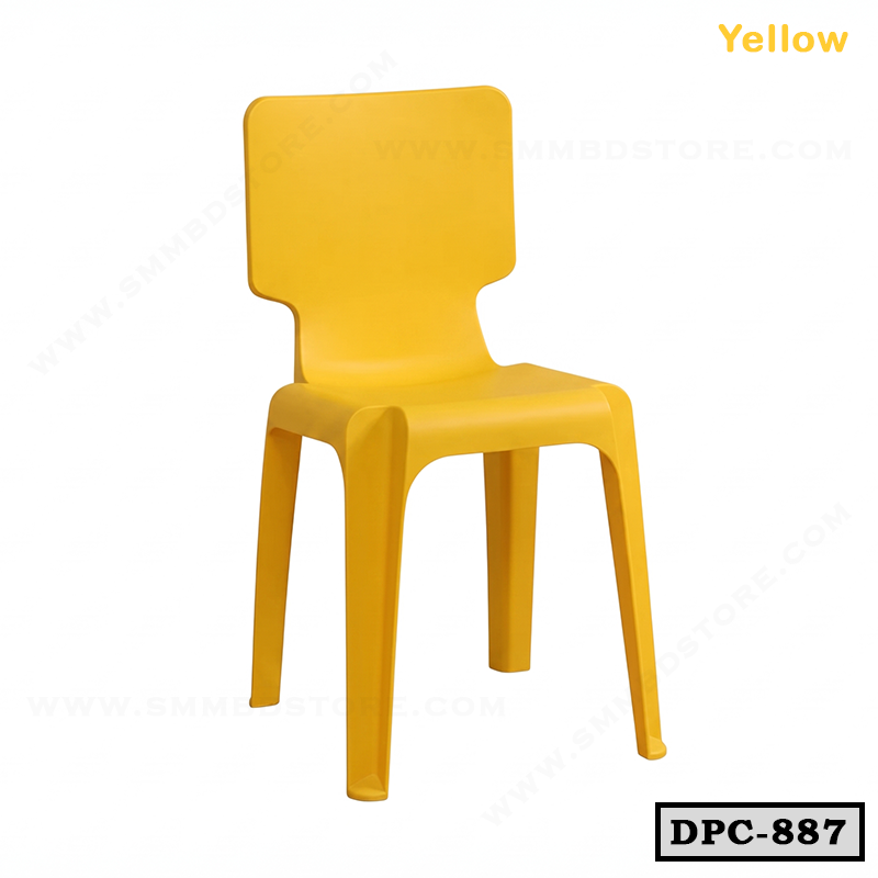 Modern Edge Back Plastic Chair DPC-887