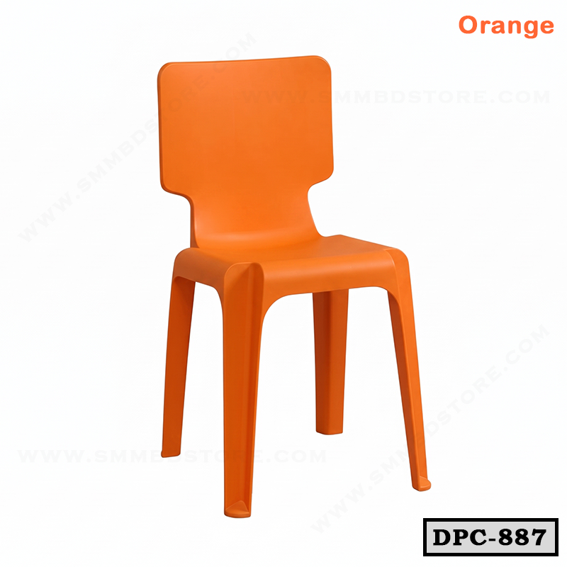Modern Edge Back Plastic Chair DPC-887