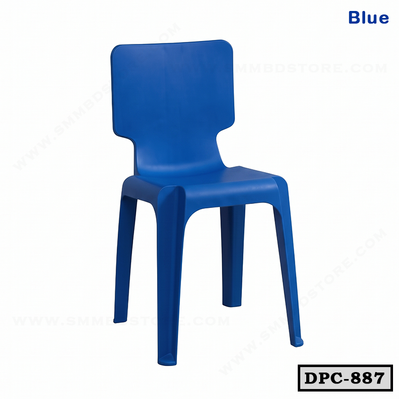 Modern Edge Back Plastic Chair DPC-887