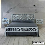 CNC Cut Spider Double Steel Bed