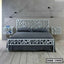 CNC Cut Spider Double Steel Bed