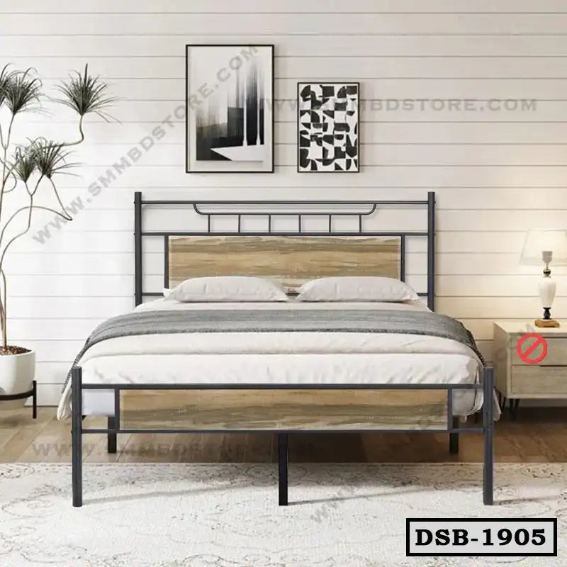 Stylish Double Steel Bed Price in Bangladesh