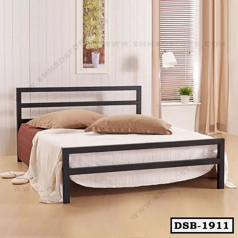 Simple Steel Double Bed for Bedroom
