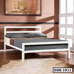 Simple Steel Double Bed for Bedroom
