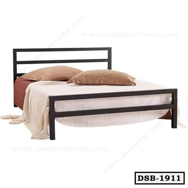 Simple Steel Double Bed for Bedroom