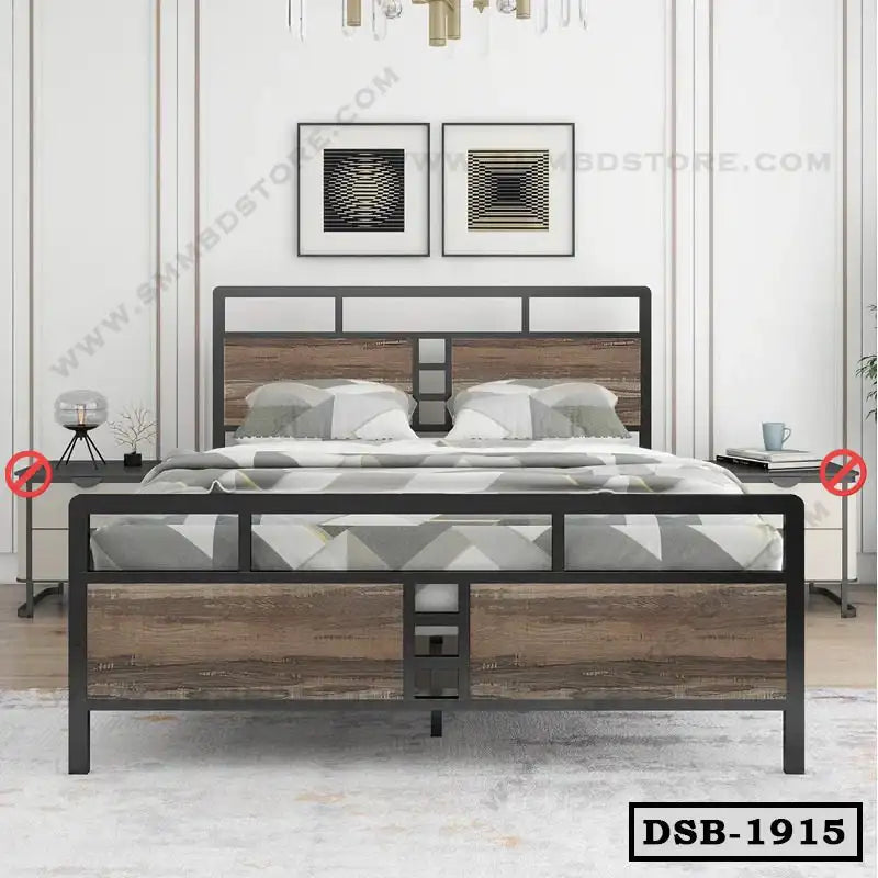 Metal Double Bed DSB-1915 Secondary image