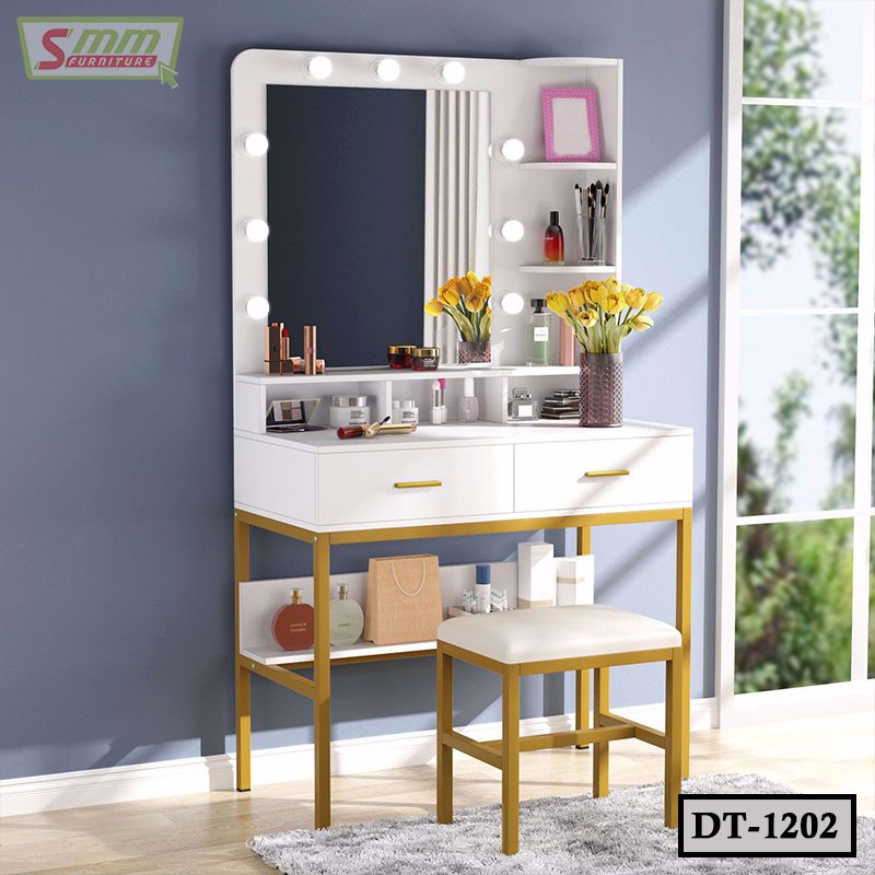 Dressing Table With Stool DT-1202 Secondary image