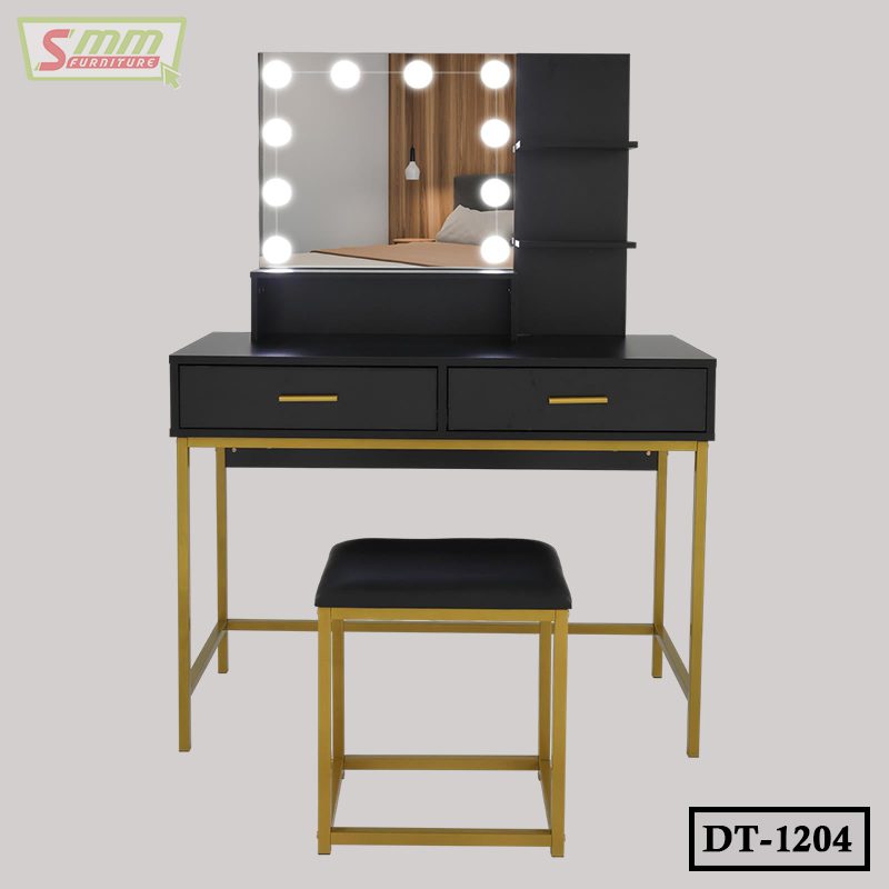 Bedroom Dressing Table with Stool DT-1204 Secondary image