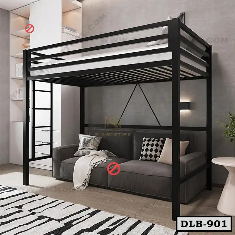 Space Saving Loft Bunk Bed DLB-901 Secondary image