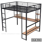 Space Saving Heavy Duty Metal Loft Bed With Desk and Sofa DLB-906