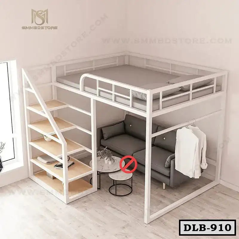 Queen Size Duplex Loft Bed DLB-910 Secondary image