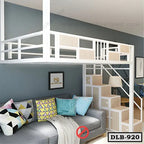 Heavy-Duty Space-Saving Loft Bed with Stairs-DLB-920