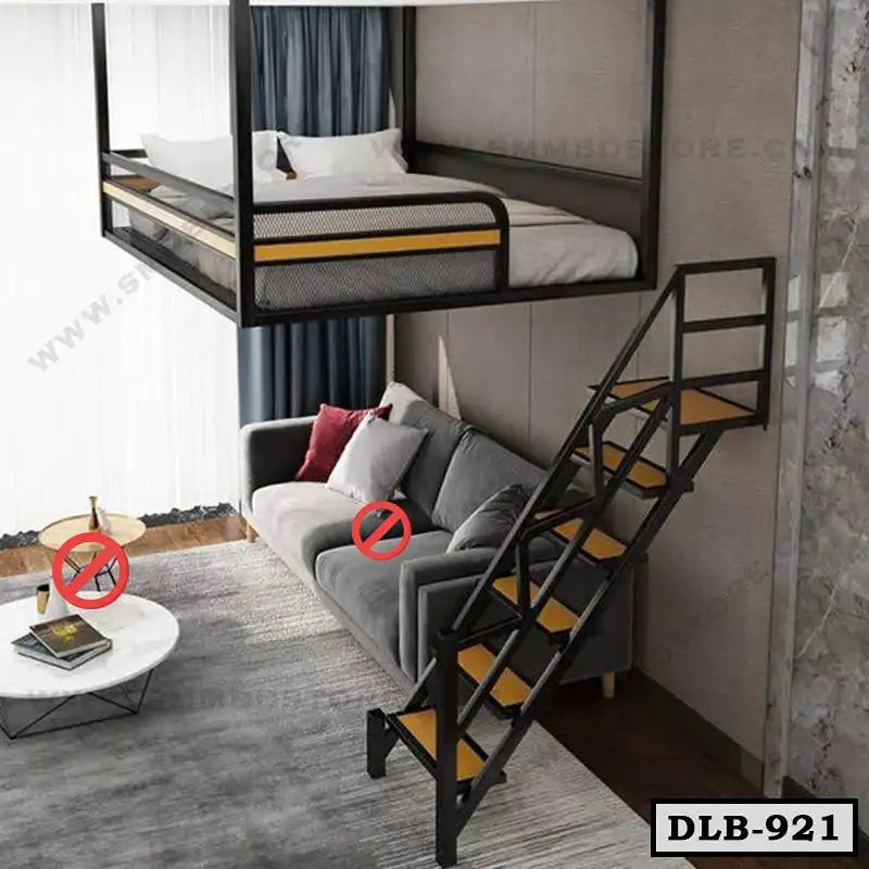 Ceiling Mounted Loft Bunk Bed | DLB-921