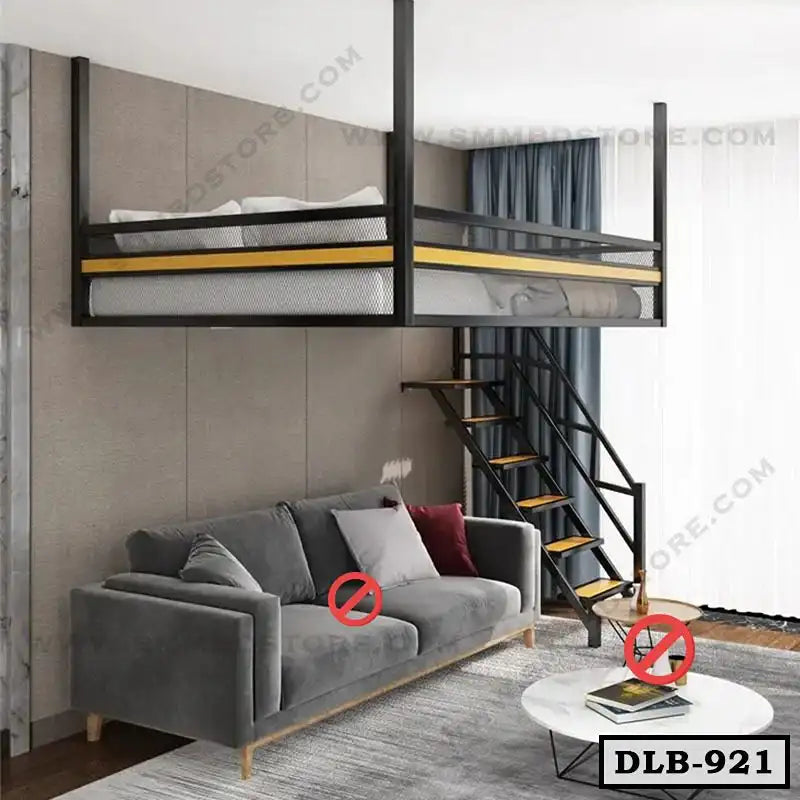 Ceiling Mounted Loft Bunk Bed | DLB-921