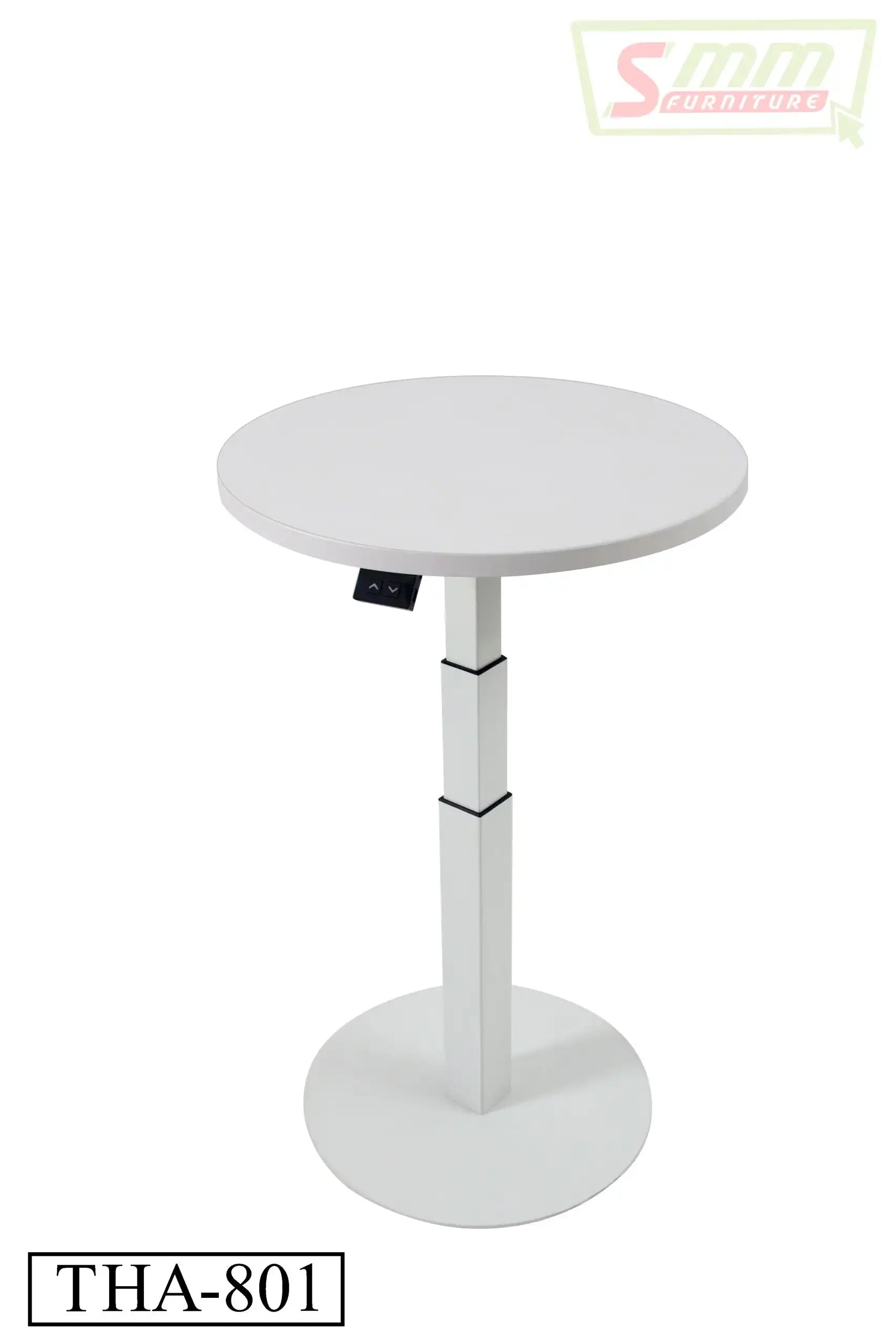 Round Adjustable Laptop Table-THA-801
