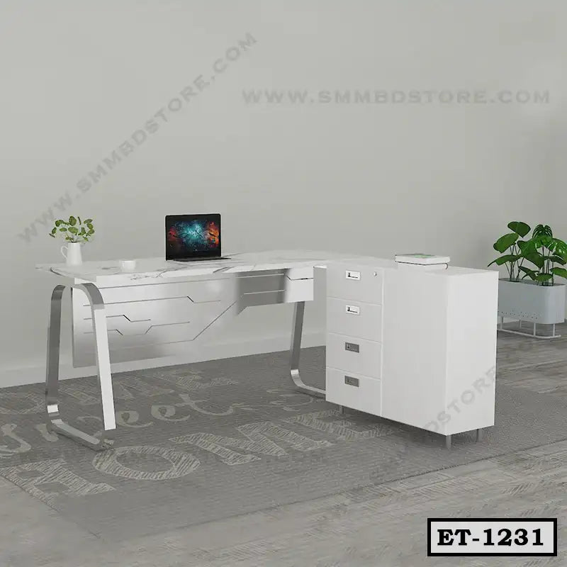 CNC Cutting Metal Executive Desk ET-1231 Secondary image