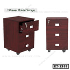 L-Shaped Workstation Desk for Home and Office ET-1233