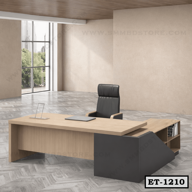 Modern Director Table with Side Storage ET-1210 Main image