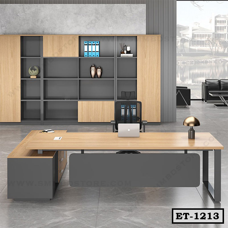 Premium L-Shaped Executive Office Table ET-1213
