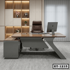 Luxury Director Desk with Side Cabinet ET-1215