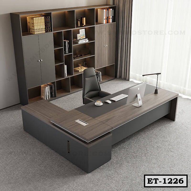 Modern L-shaped Director Desk ET-1226