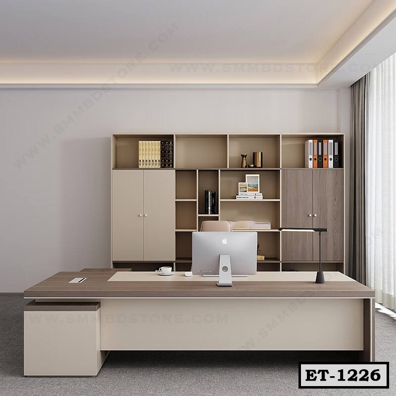 Modern L-shaped Director Desk ET-1226