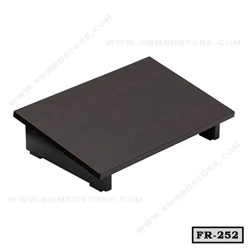 Wooden office foot rest with slanted design, ergonomic desk accessory, model FR-252 Main image