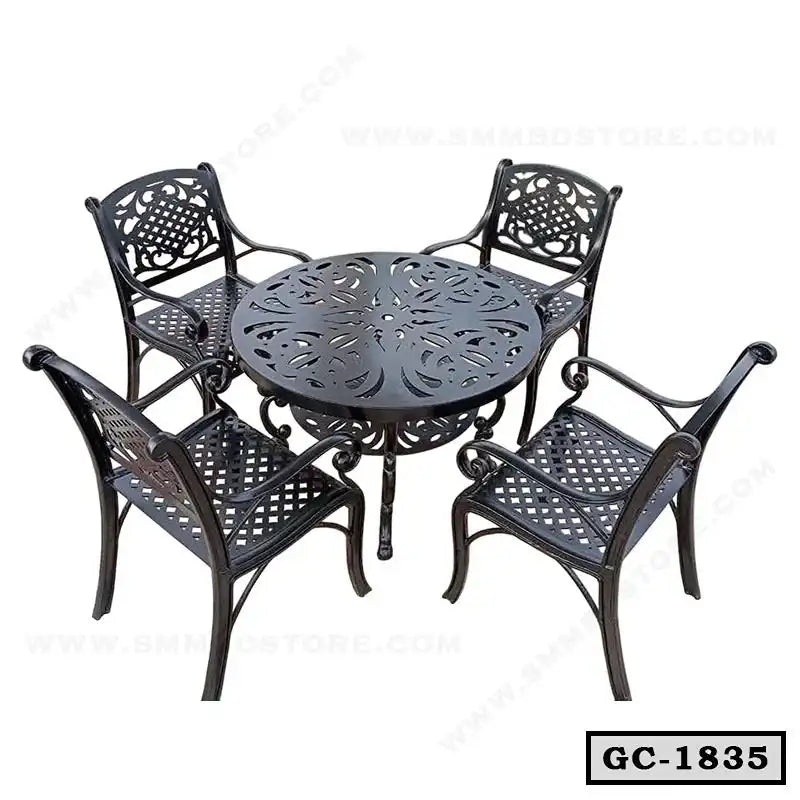 Iron Aura Outdoor Garden Chair Set-GC-1835 Secondary image