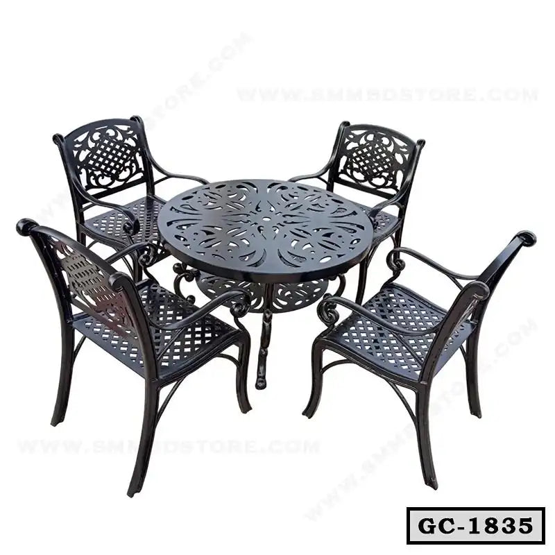 Iron Aura Outdoor Garden Chair Set-GC-1835 - SMM BD STORE
