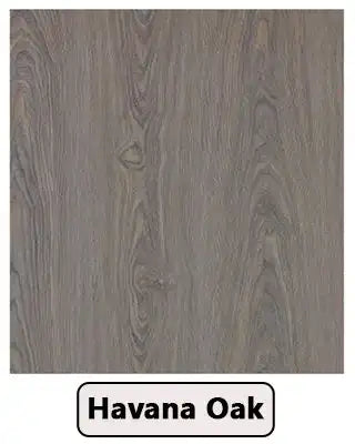 Havana Oak wooden texture sample with natural brown grain, ideal for home or office furniture