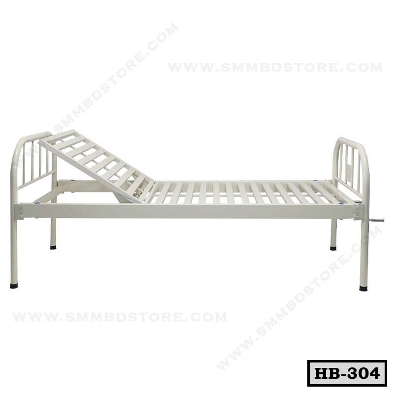 One Crank Manual Steel Hospital Bed HB-304 Secondary image