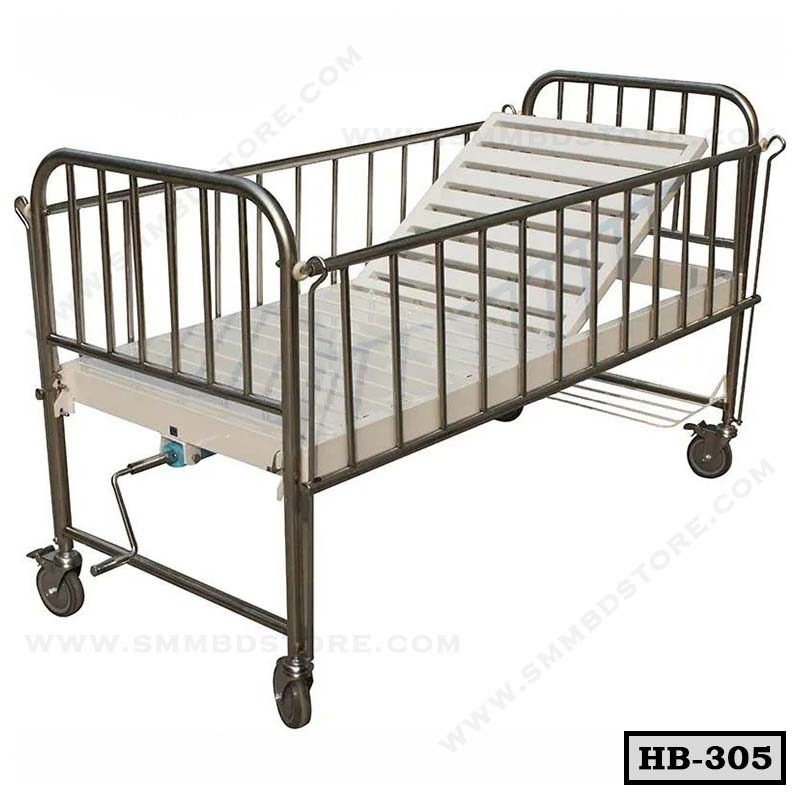 One Crank Manual Children's Hospital Bed HB-305 Secondary image