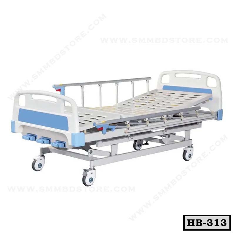 Three-Function Manual Hospital Bed Supplier in Bangladesh HB-313