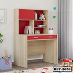 Kids Study Table with Drawer Storage & Bookshelf KST-2653