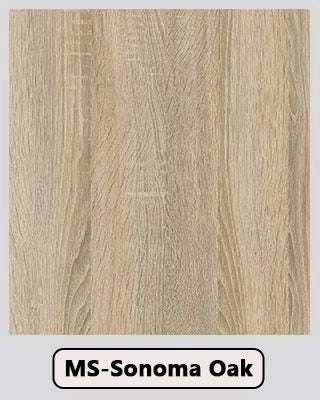 Light sonoma oak wood texture sample panel, ideal for modern furniture and office desks