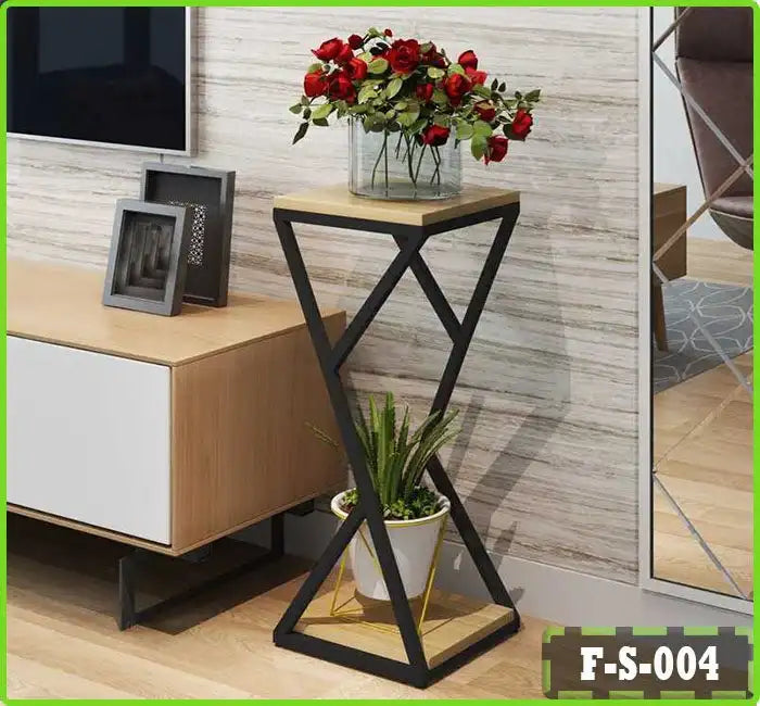 Modern Steel Plant Stand FS-004 Secondary image