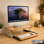 Laptop, Computer Monitor Stand with Sliding Keyboard MS-210-1
