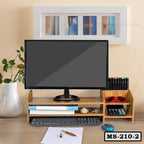 Space Saving Multi-Purpose Monitor Riser Stand MS-210-2