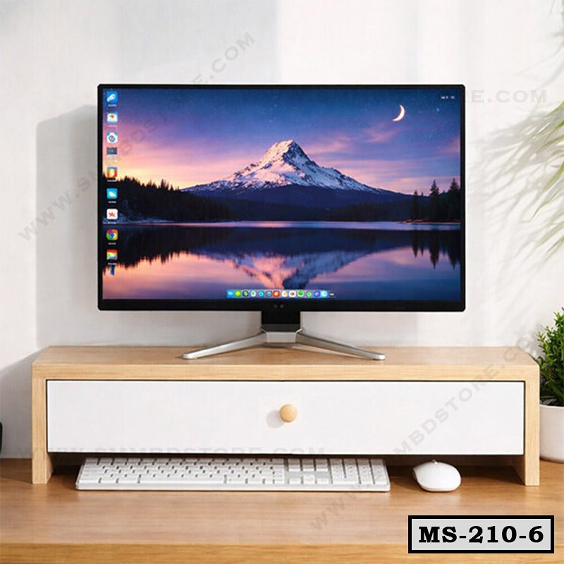 Computer Monitor Stand with Drawer MS-210-6 Secondary image