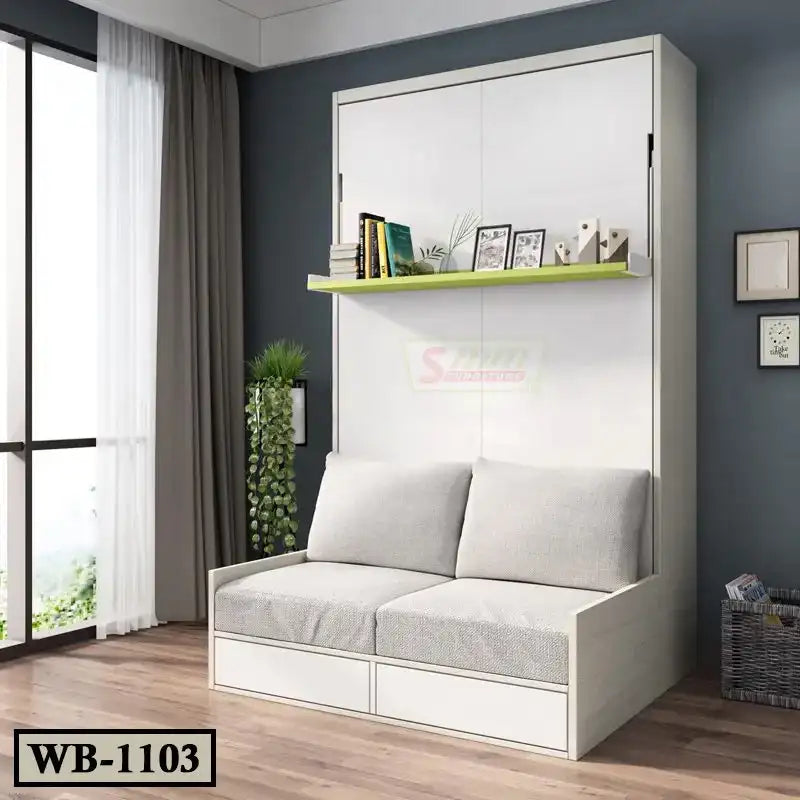 Home Bedroom Modern Murphy Wall Bed with Sofa WB-1103 Secondary image