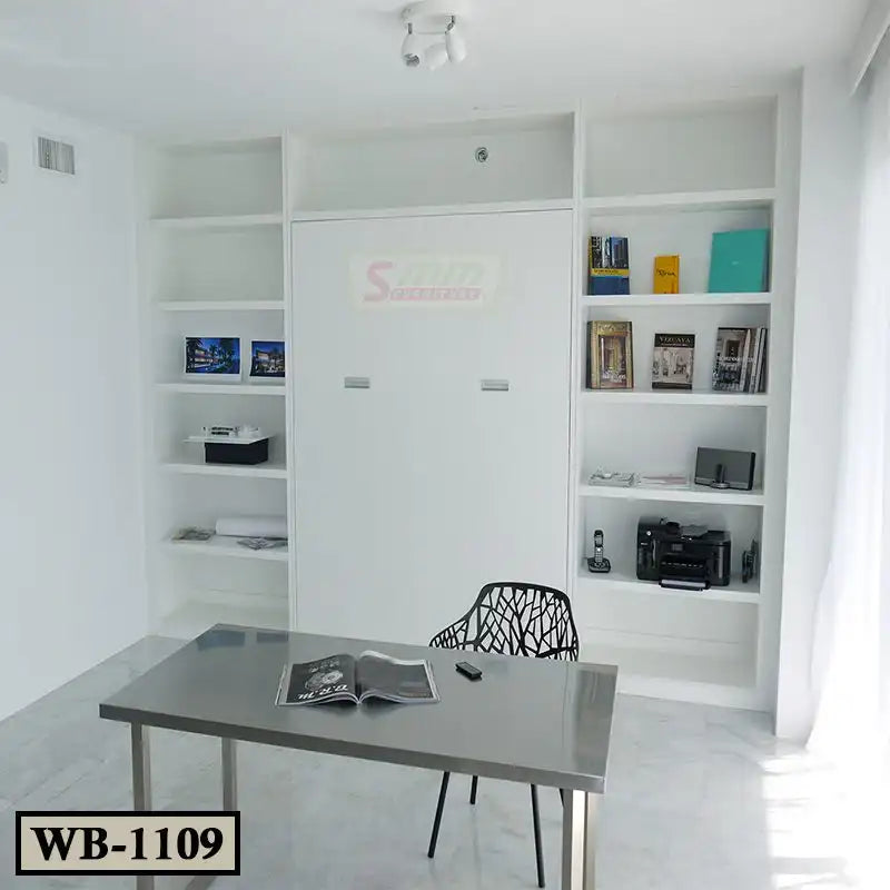 Multifunctional Wall Bed with Storage Shelf WB1109 Secondary image