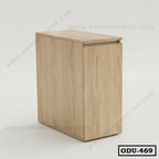 Light wood office drawer unit with minimalist design, ideal for modern office storage
