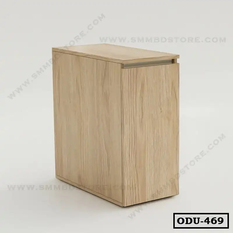 Light wood office drawer unit with minimalist design, ideal for modern office storage