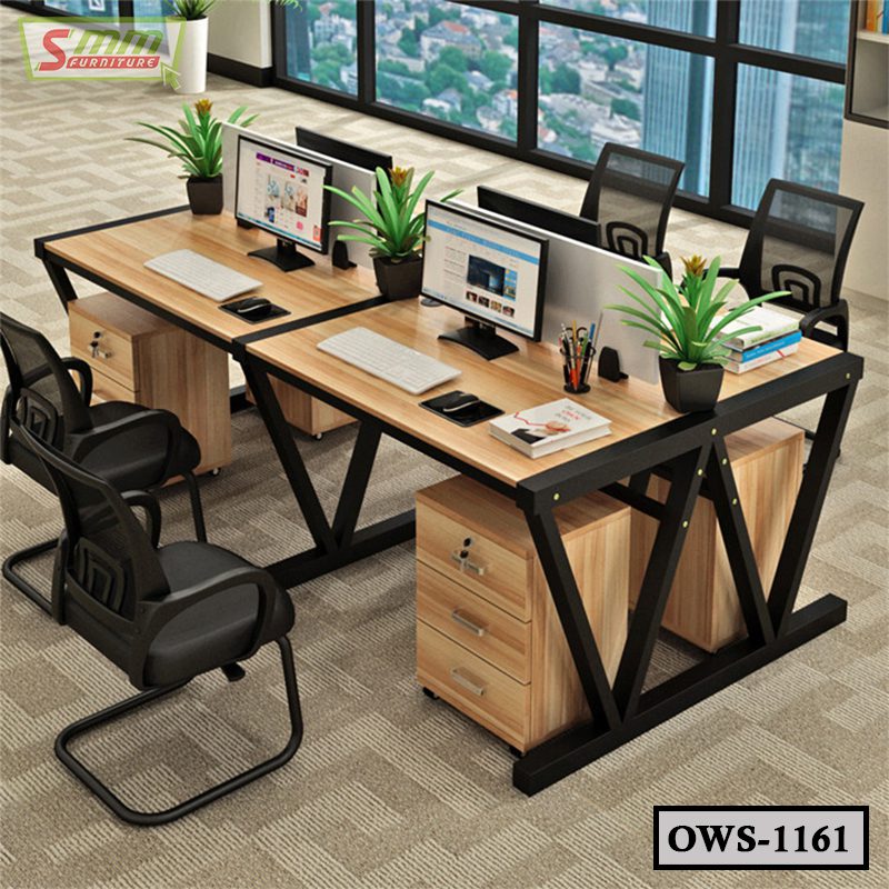 New Design Office Staff Desk With Partition | OWS-1161
