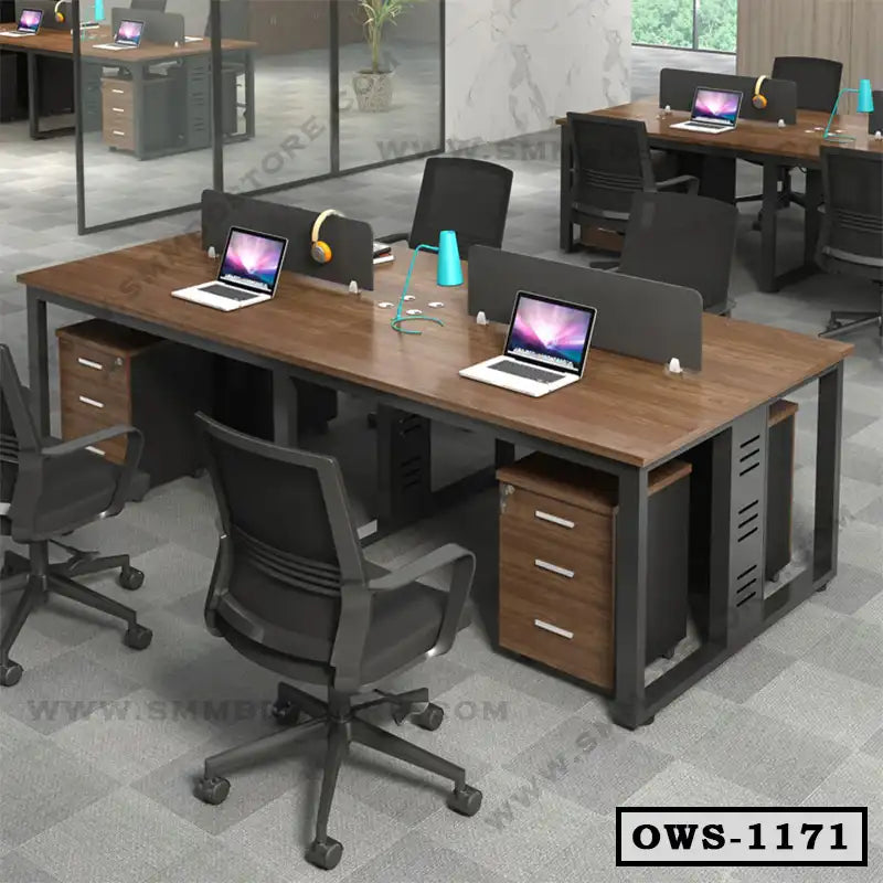 2-4-6 Seater Modern Office Workstation Desk | OWS-1171 Secondary image
