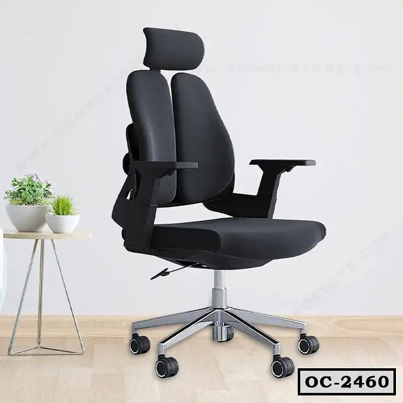 Premium Ergonomic Office Chair With Headrest OC-2460 Secondary image
