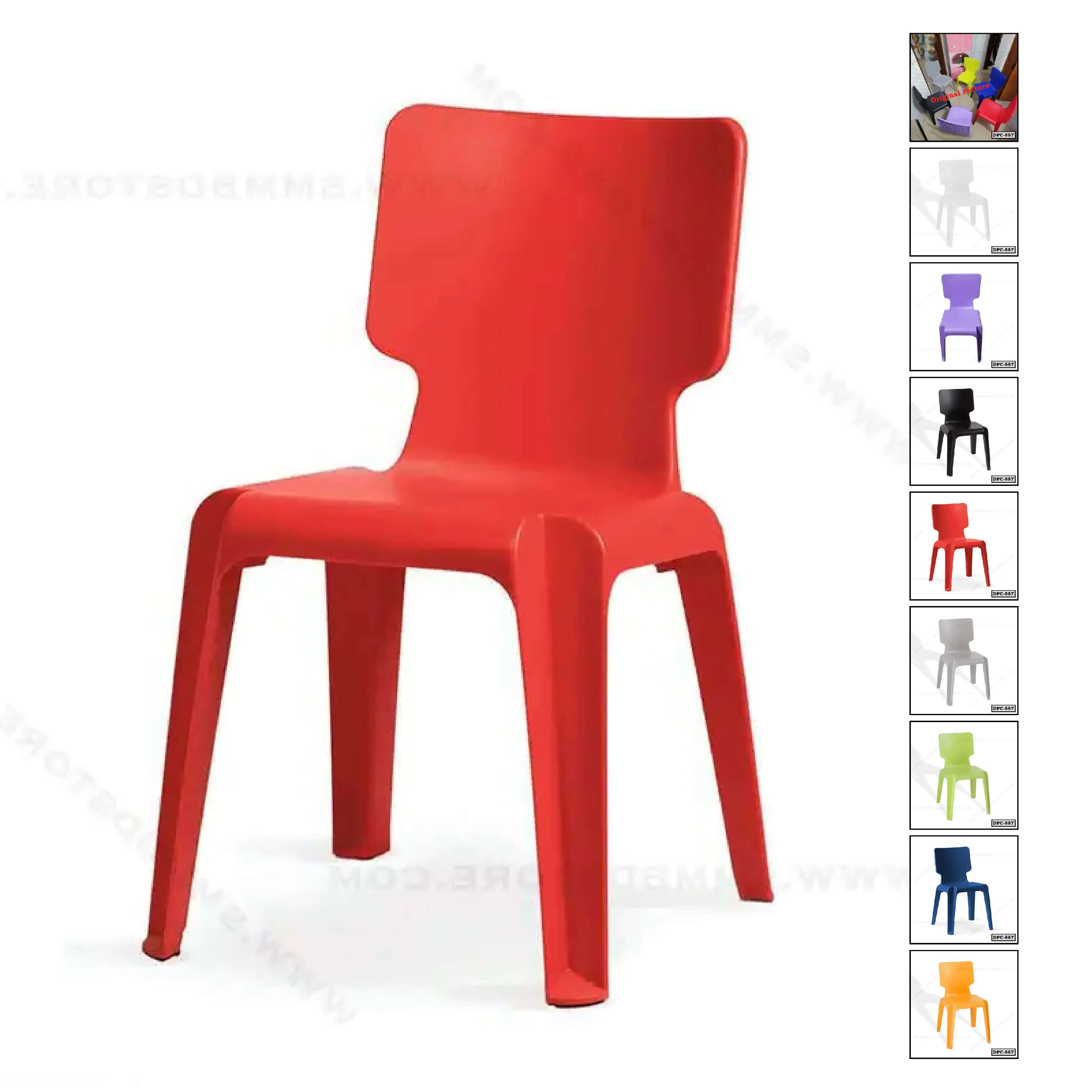 Modern Edge Back Plastic Chair DPC-887