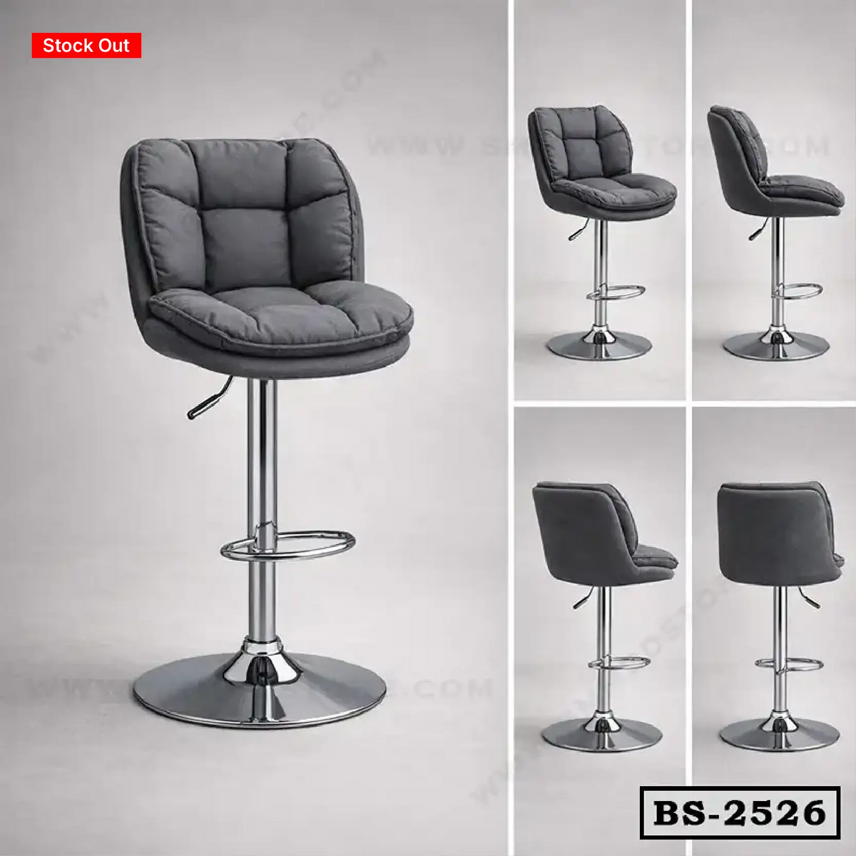 Height Adjustable Counter Chair with Footrest BS-2526
