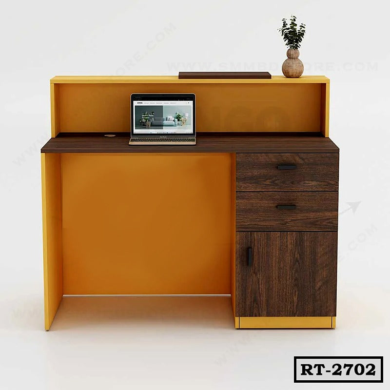 Modern Reception Desk with Side Storage  RT-2702